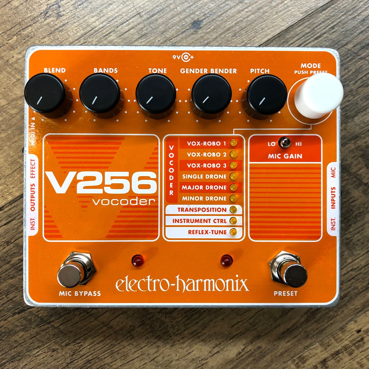 ElectroHarmonix V256 Vocoder Electric Guitar and Vocal Effects Pedal
